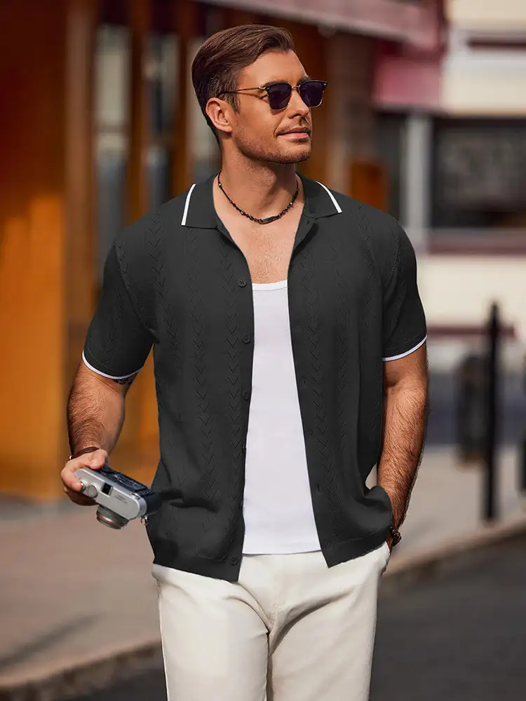 Textured Relaxed Cut Shirt