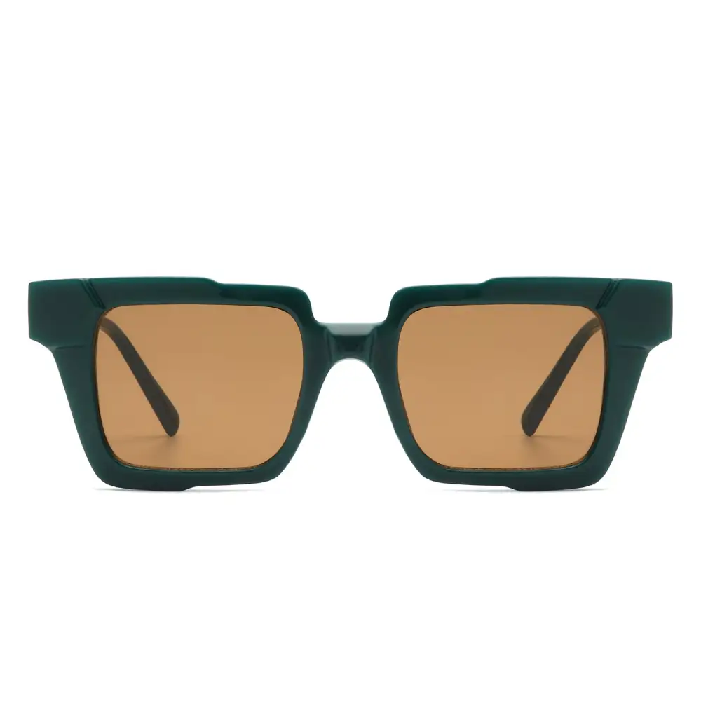 Square Flat Top Frame Sunglasses