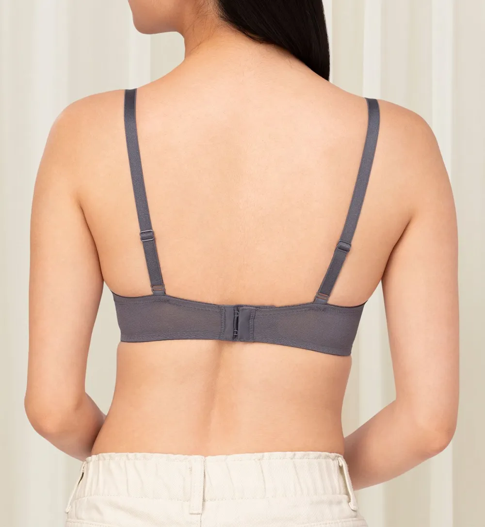 Women's Wired Push-Up Lace Molded Breathable Bra