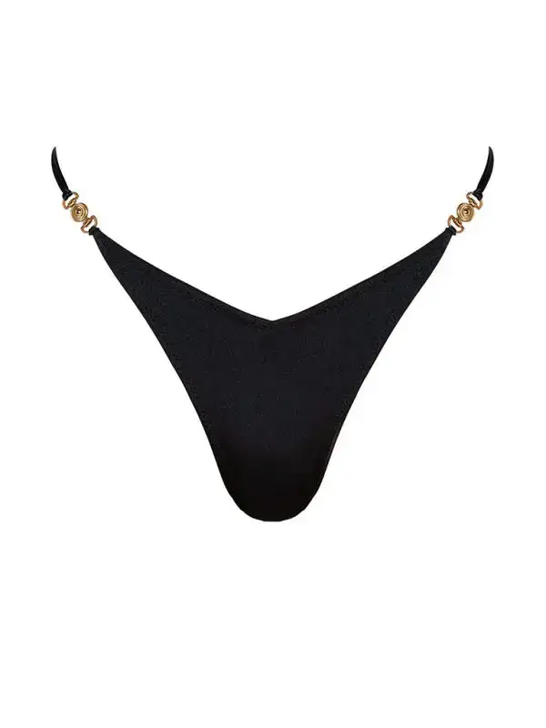 Split Backless Str Tight Bikini Top Swim Set