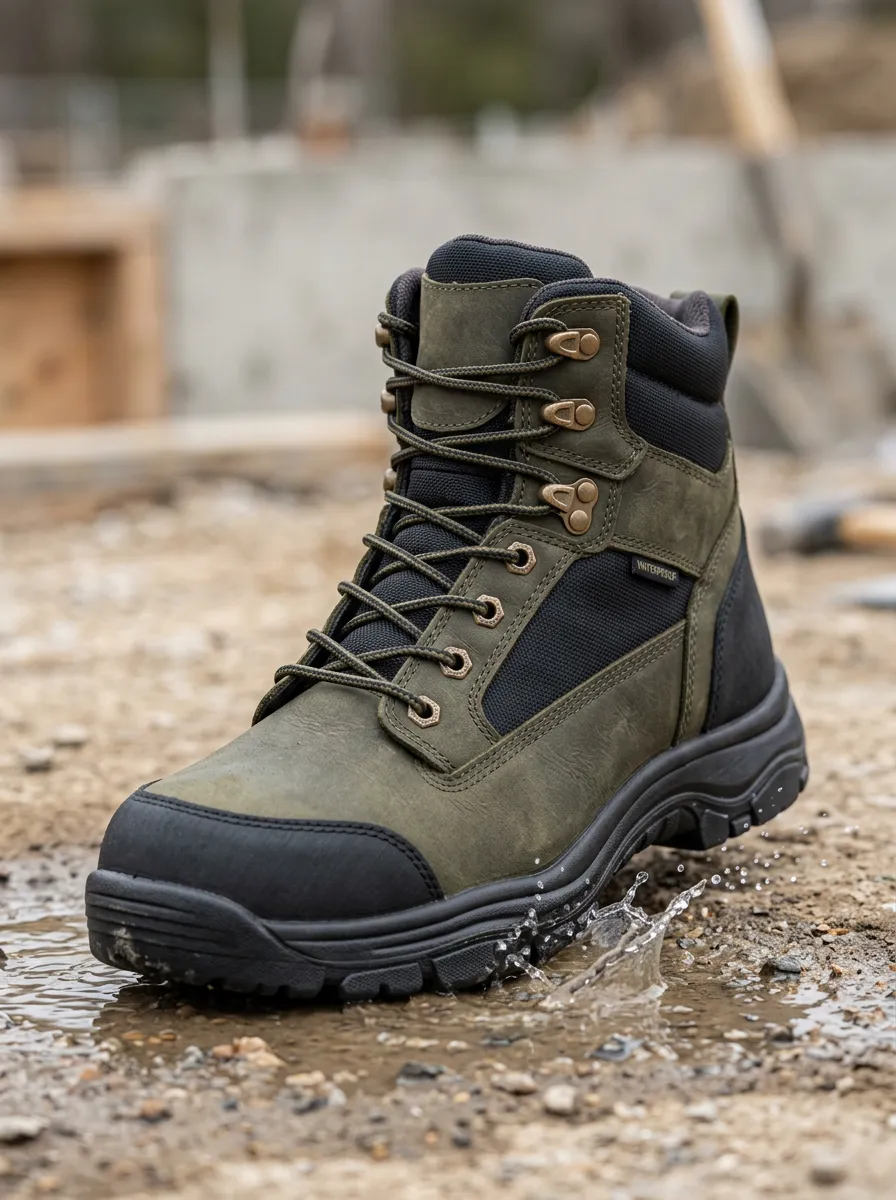 Site-Ready Tactical Workwear Men's Waterproof Work Boots