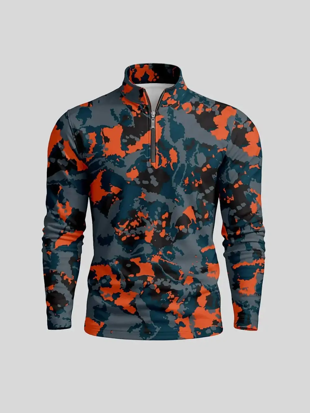 Polished Midweight Long Sleeve Pullover Golf Shirt