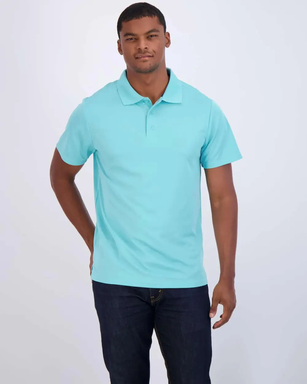Men's Quick-Dry Short Sleeve Athletic Performance Polo Shirt (Available In Big & Tall)