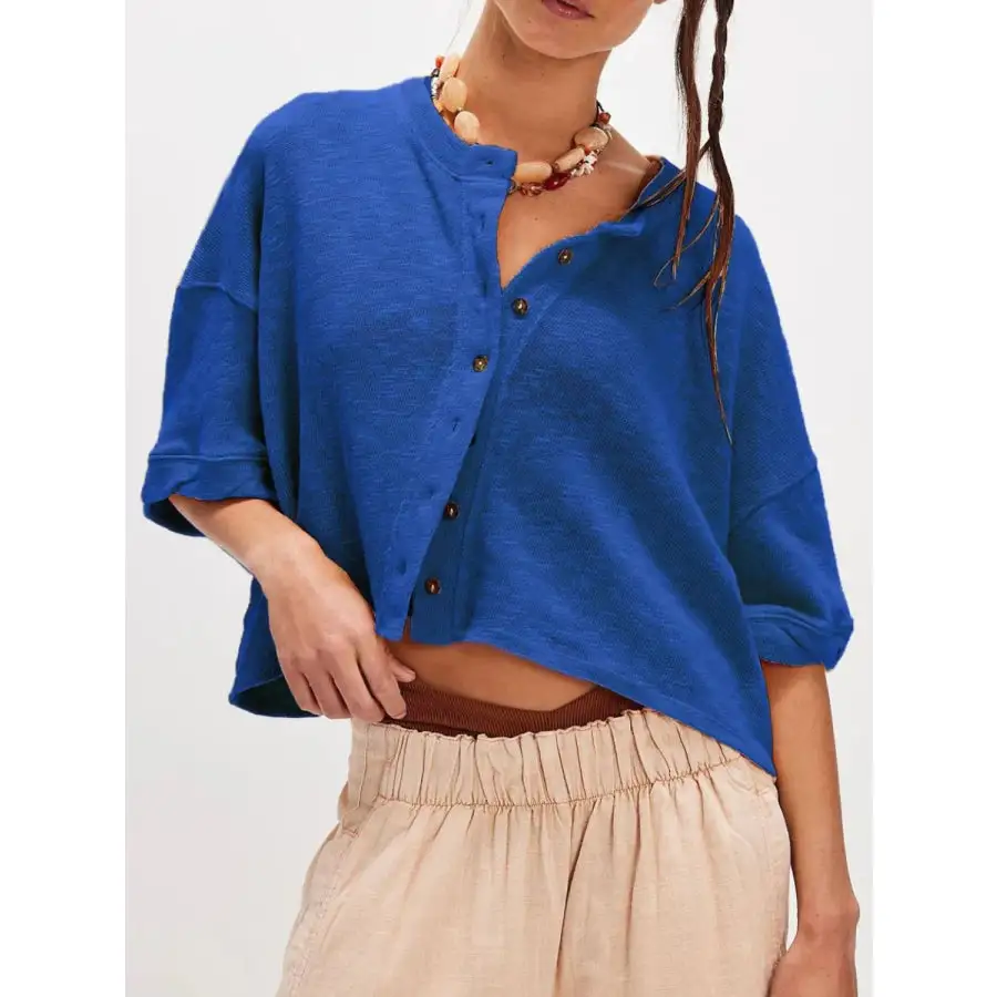 Button Down Half Sleeve Shirt