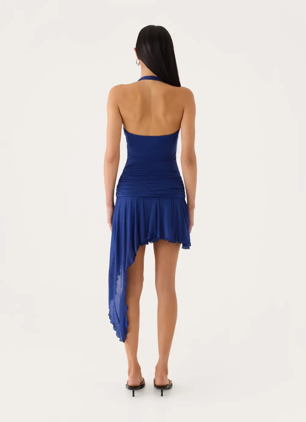 Modern Halter Mini Dress