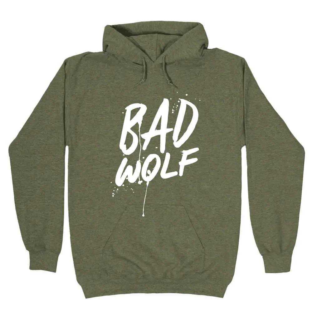 Witty Wolf Pullover Hoodie