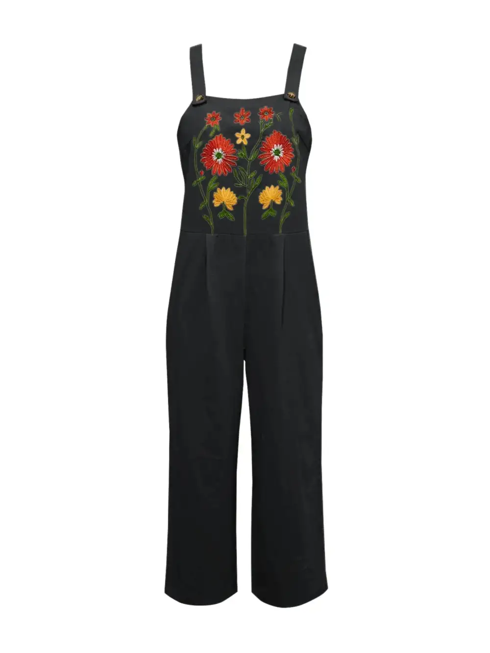 Polished Floral Wide Leg Jumpsuit