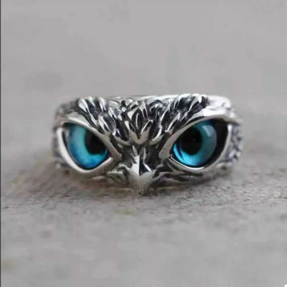 Alloy Owl Detail Ring
