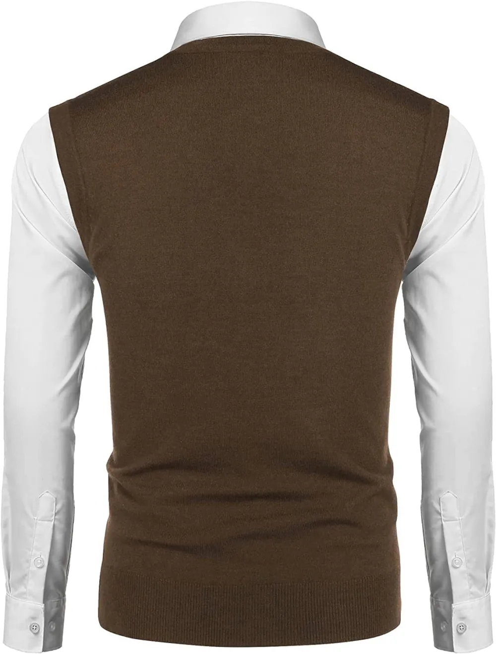 Casual Sleeveless Knitted Button Cardigan Vest Jeans