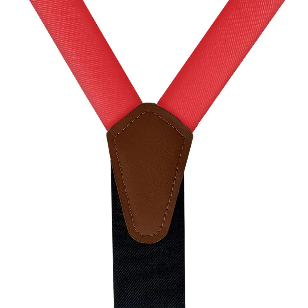 Bold Distinctive Solid Tone Suspenders