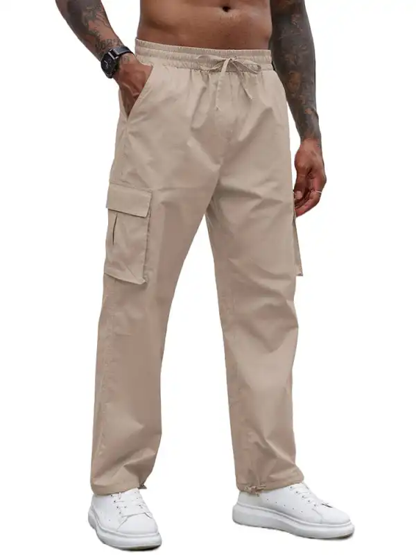 Cotton Cargo Work Pants