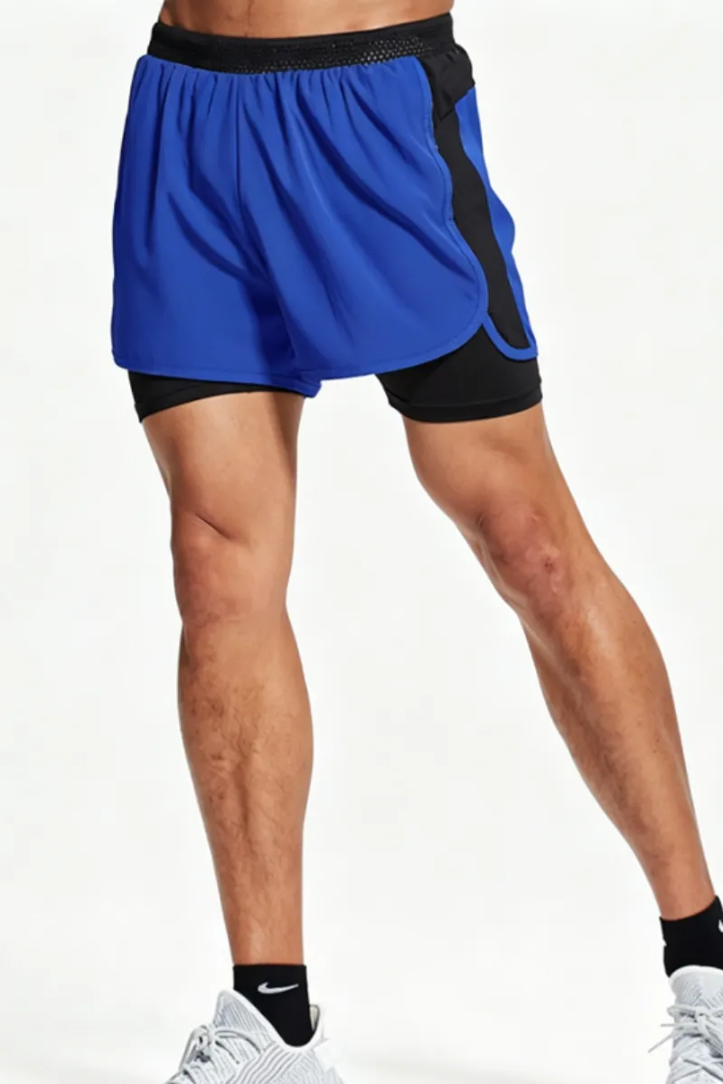 Quick Dry Breathable Storage Pocket Athletic Shorts