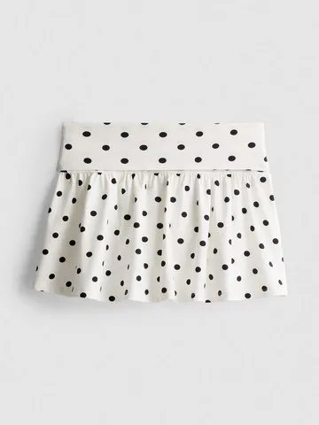 7-15yrs | Cotton Rich Polka Dot Rara Skirt