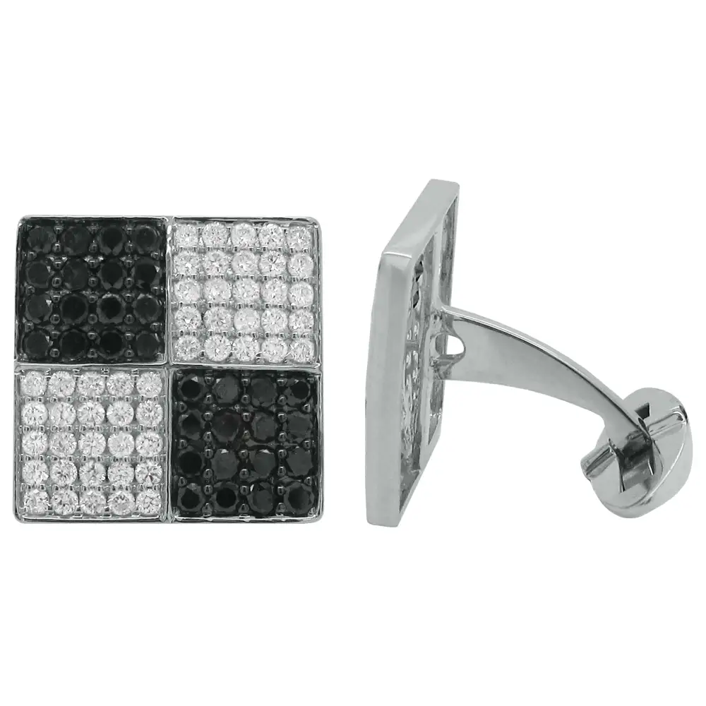 Statement Classic Diamond Cufflinks