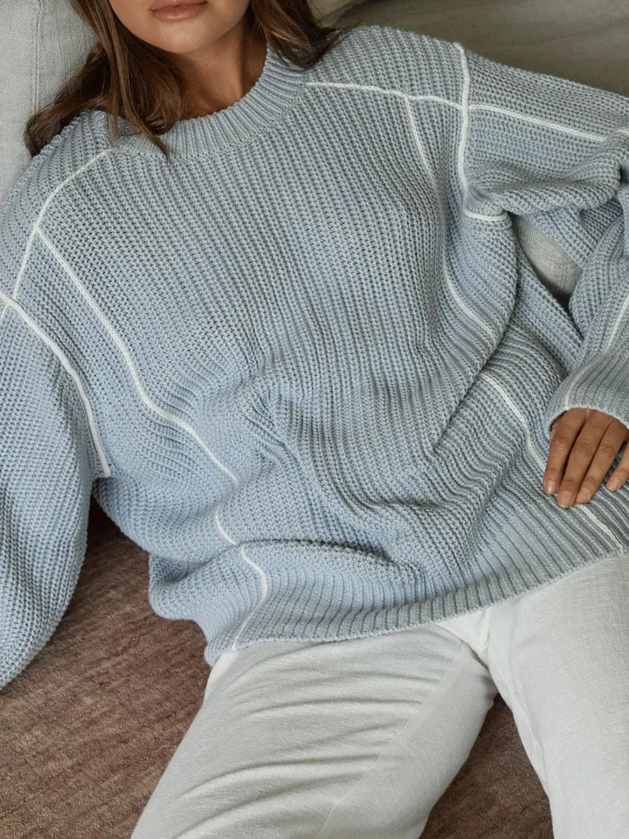 Oversized Crew Knit