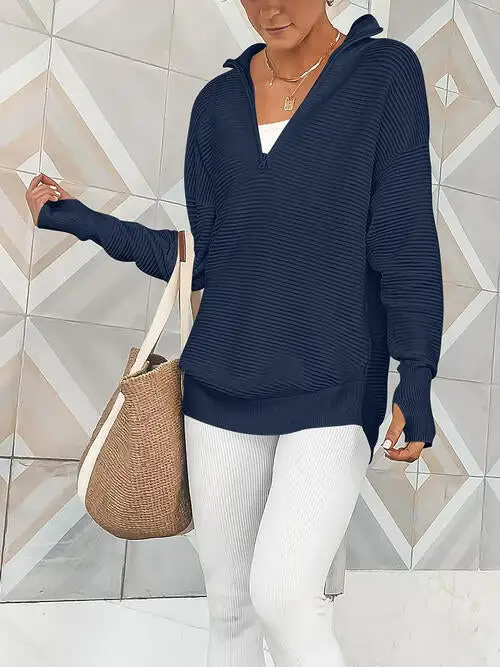 Half Zip Everyday Long Sleeve Top
