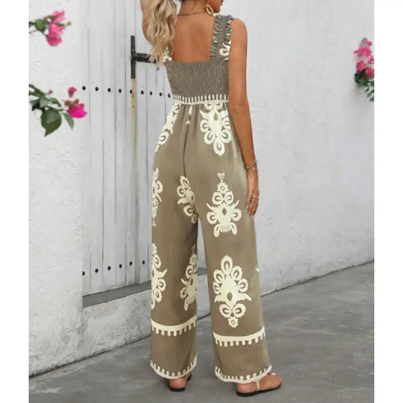 Boho Print Effortless Jumpsuit