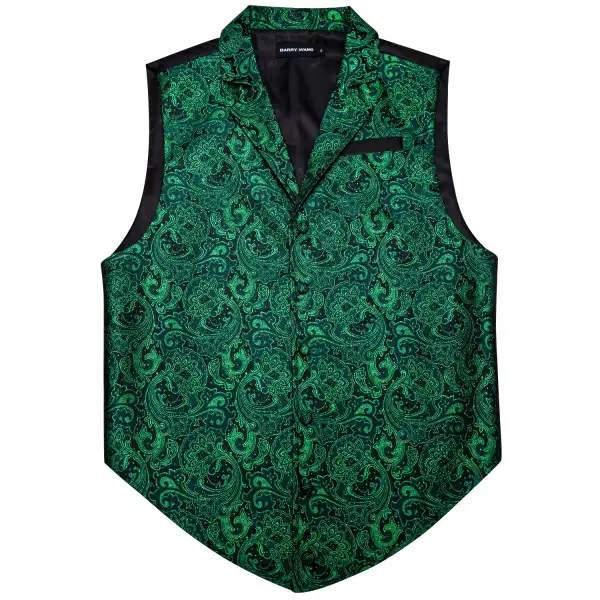 Polished Paisley Dress Vest