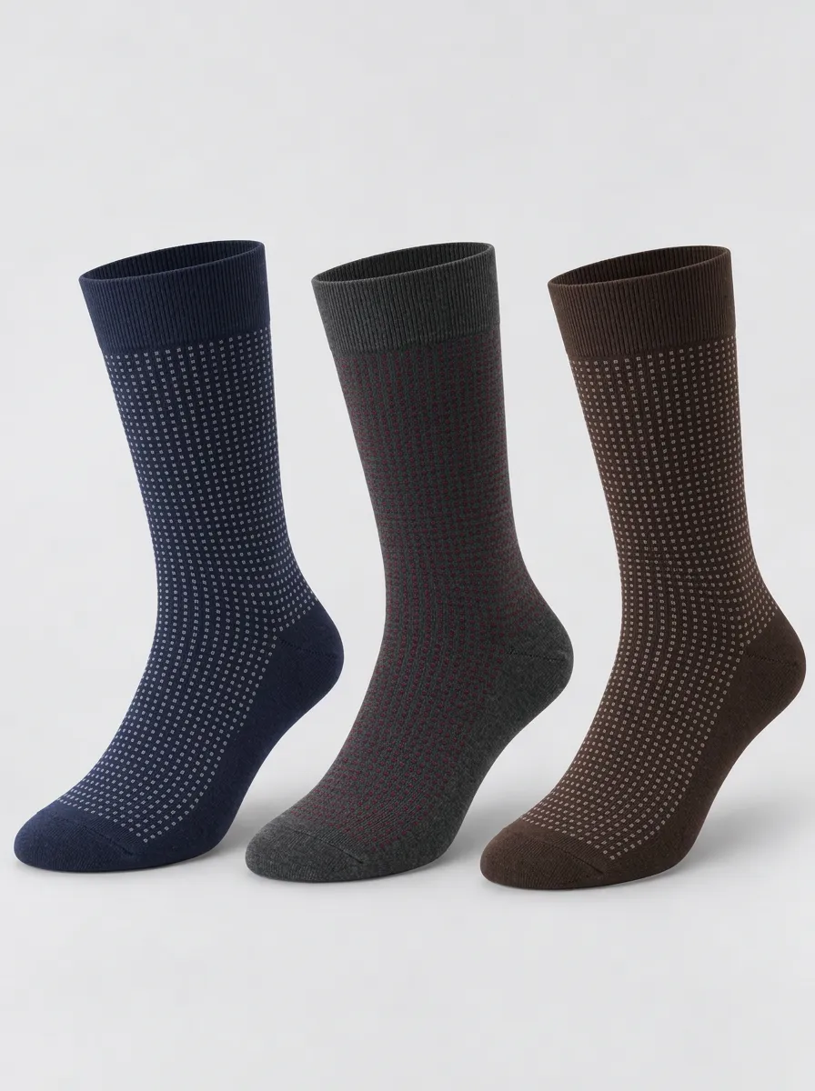 Men's Harbor Micro-Dot Dot Socks 3-Pack