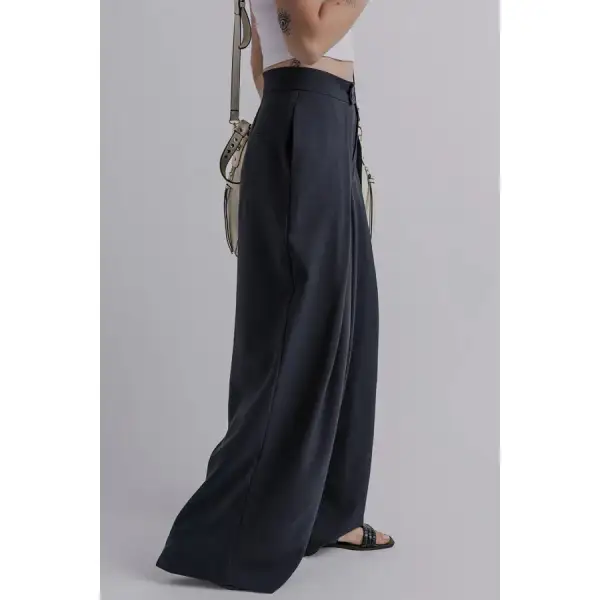 Chic Wide Leg Pants with Pockets