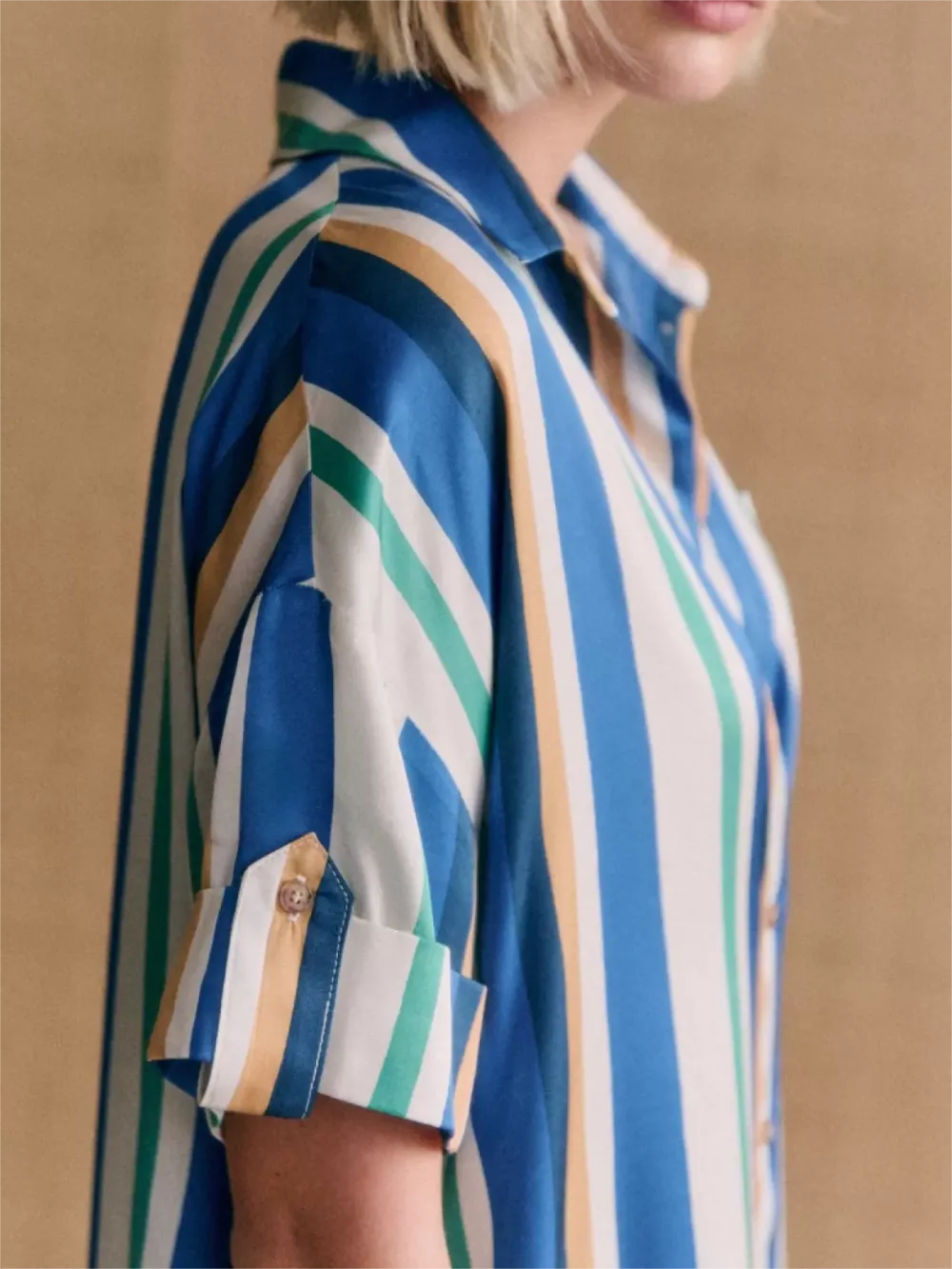 Striped Midi Dress