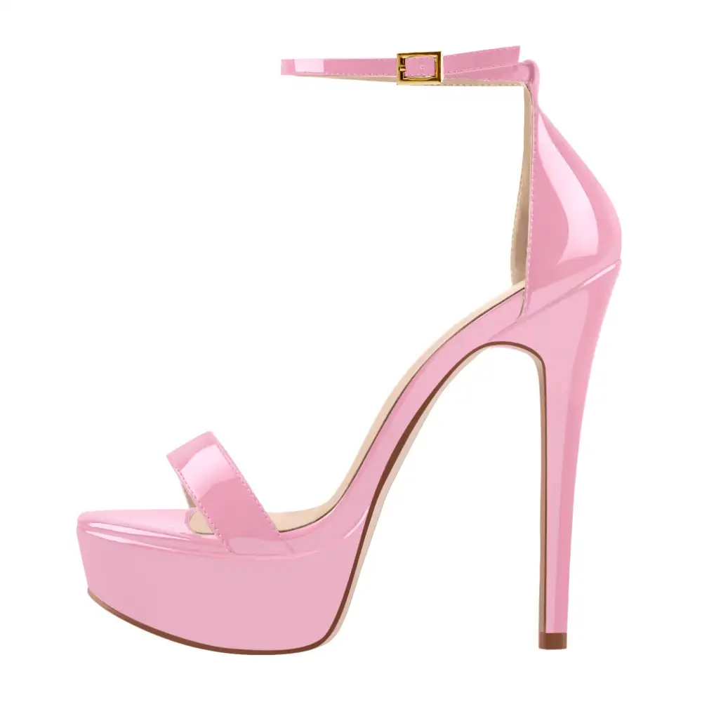Ankle Strap Platform Stiletto Single Band Sandals