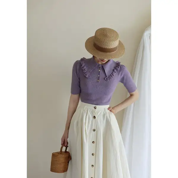 Artful Leisure Everyday Casual Denim Skirt