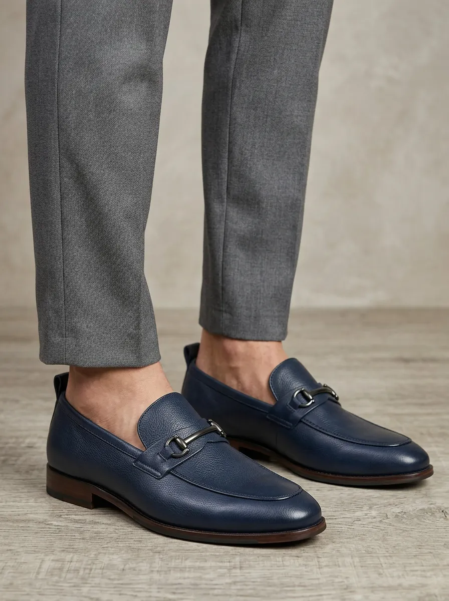 Men's Metal Bit Loafers