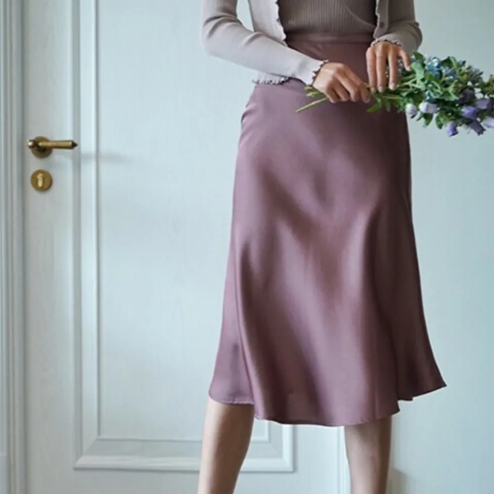Practical Minimal Everyday Casual Polyester Skirt