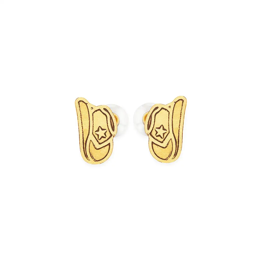 Western Cowboy Hat Earrings