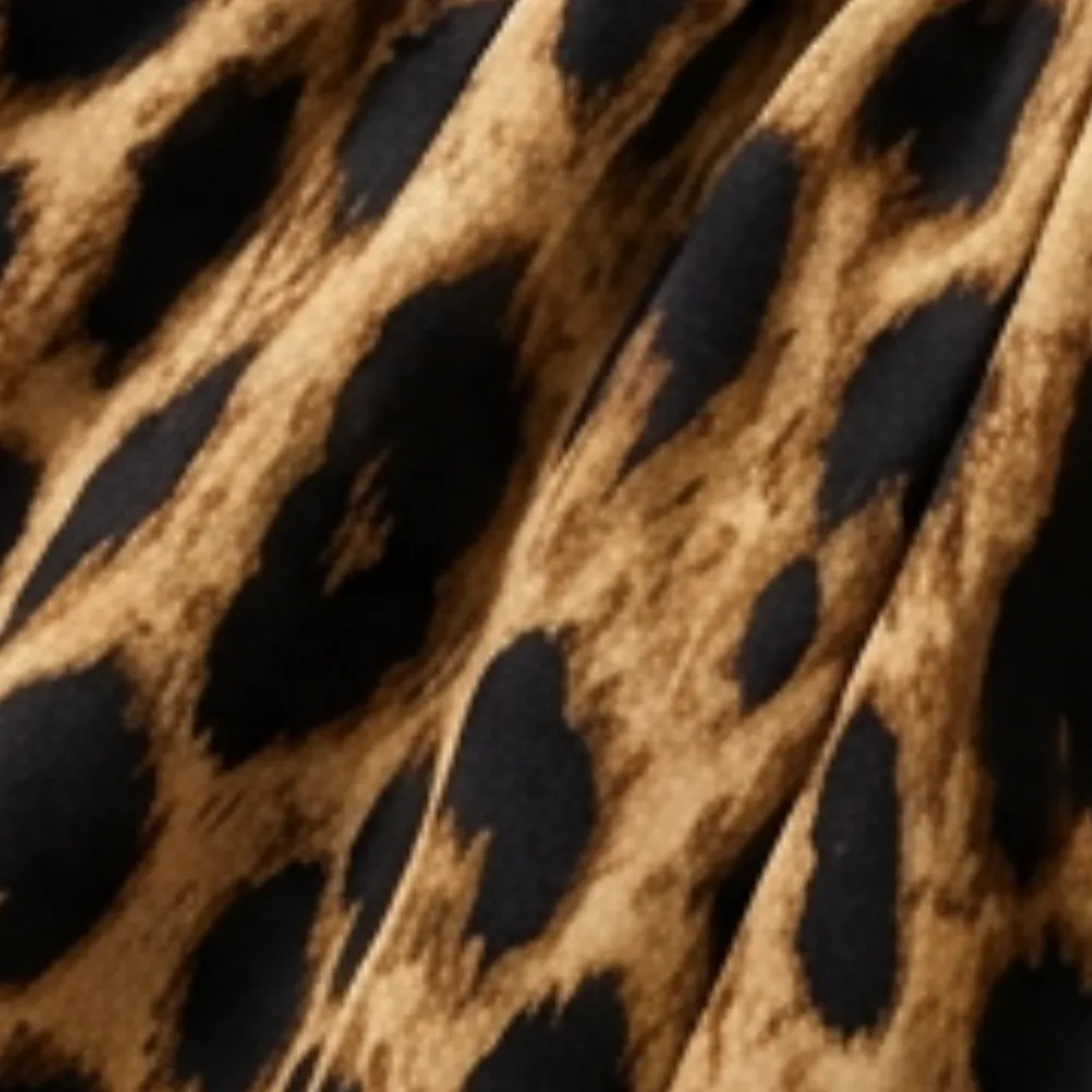Leopard Print Waist Jumpsuit