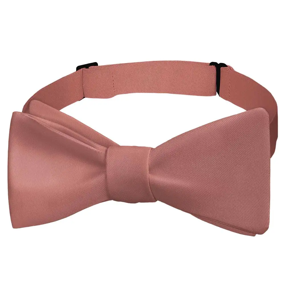 Decorative Solid Pattern Bow Tie