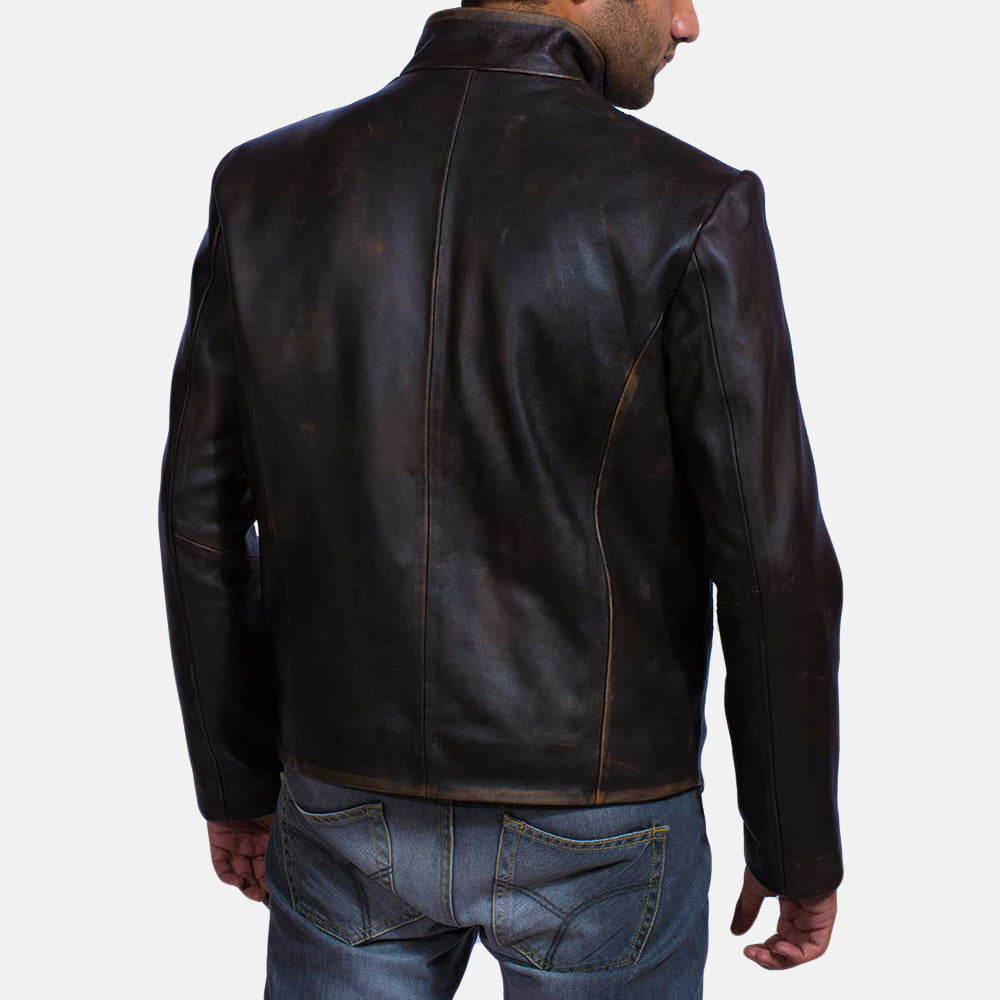 Men's Utility Leather Jacket