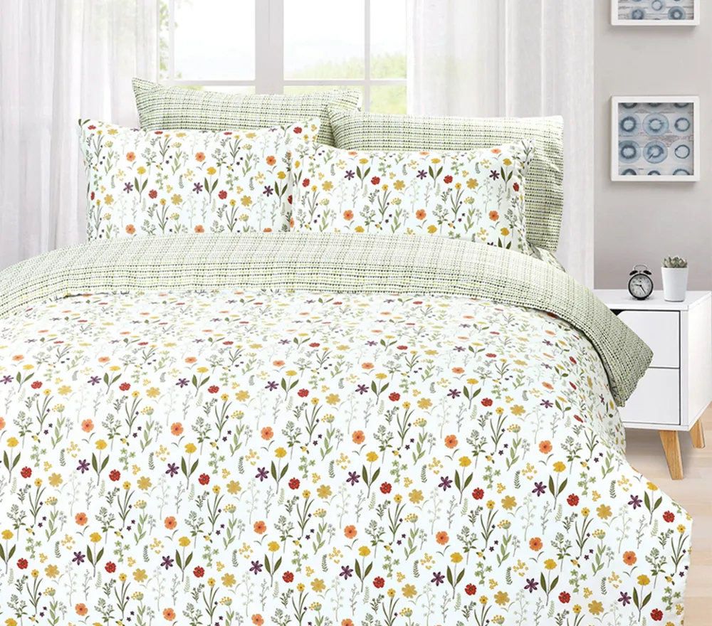 Layered Cotton Printed Coordinated Bedding Collection