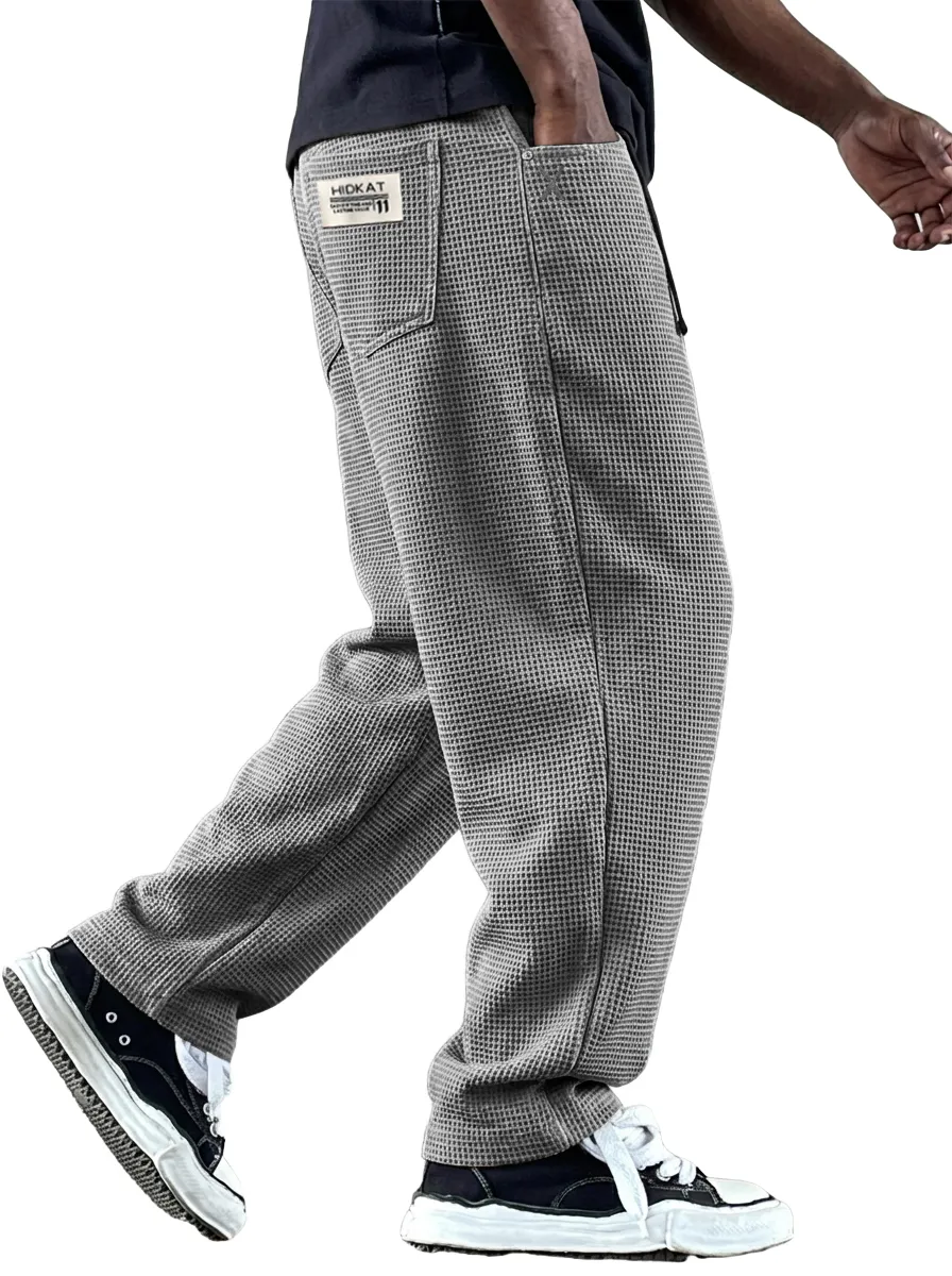 Comfort Fit Textured Knit Utility Pocket Trousers