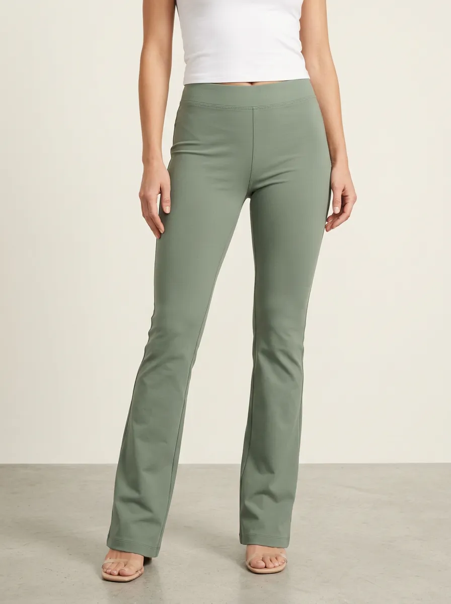 Daily High-Stretch Mid-Rise Mid-Rise Stretch Pants
