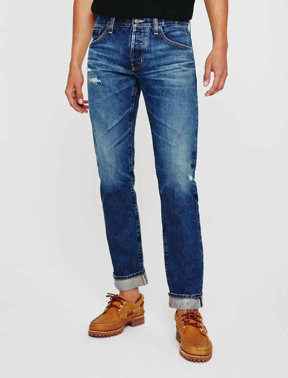 Men's Modern Slim Selvedge Stretch Jeans