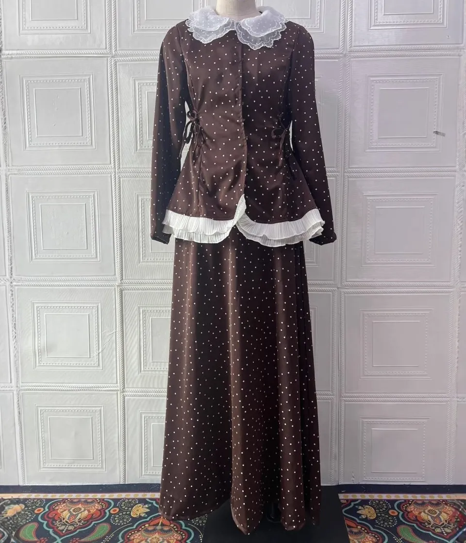Versatile Embroidered Jacket Skirt Set
