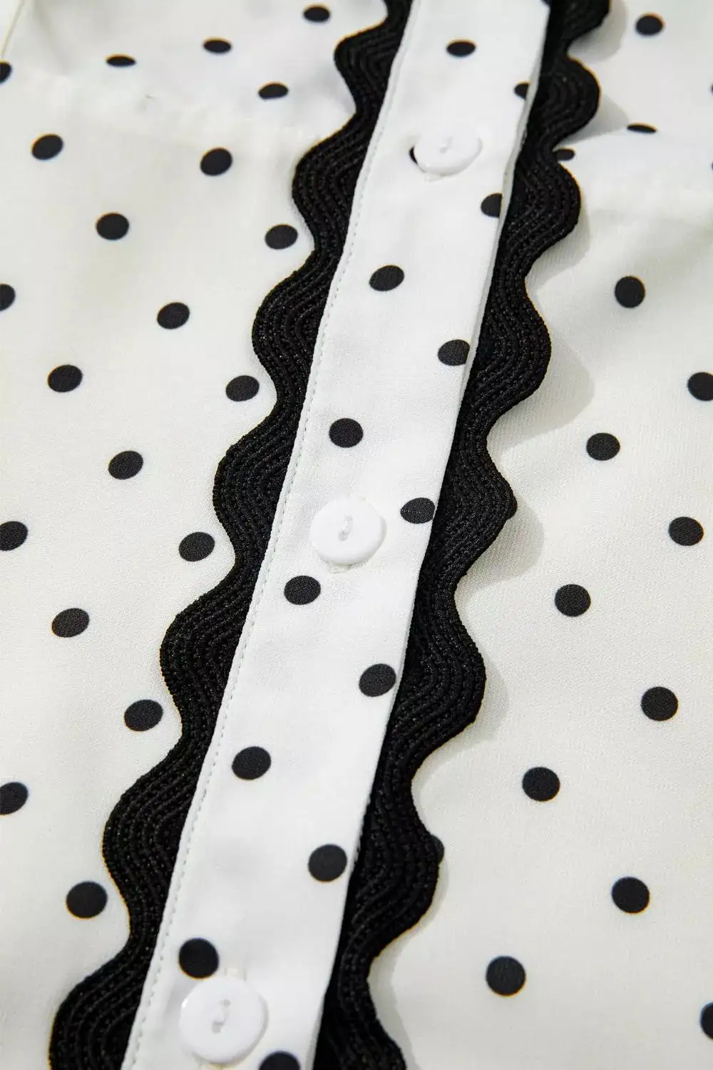 Polka Dot Short Sleeve Midi Dress