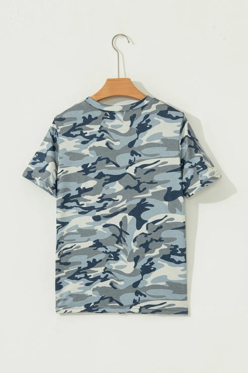 Green Camouflage Kentucky Crew Neck Top