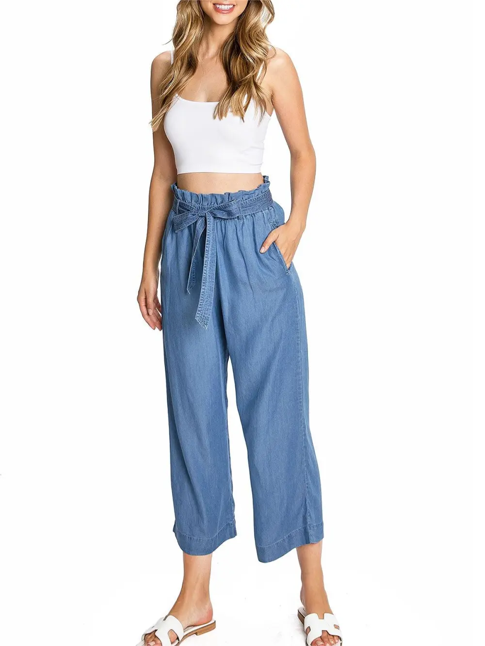 Tied High Rise Culottes