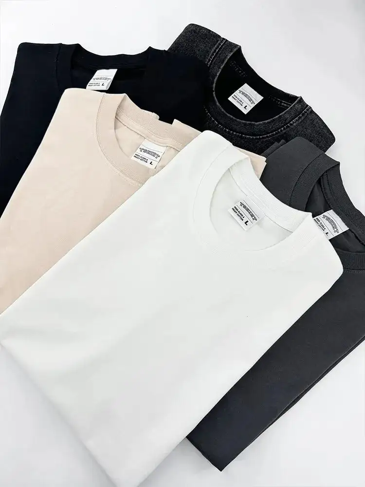 Woven Crew Neck Short Sleeve Tee
