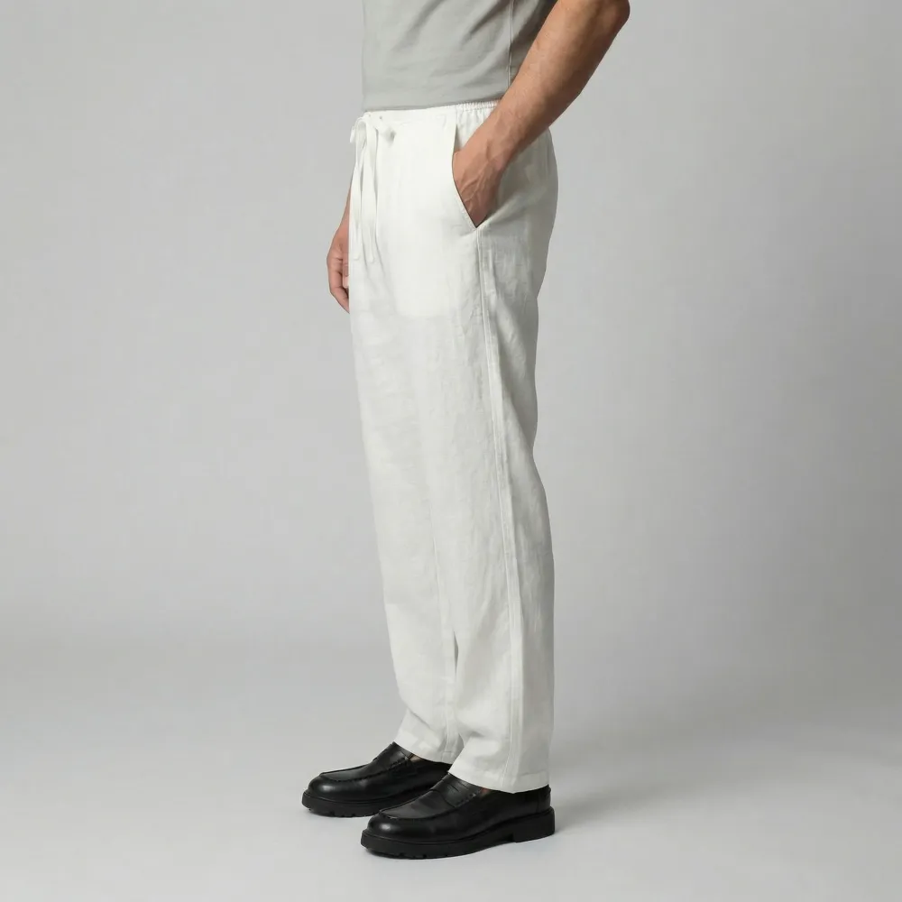 Lightweight Linen Slim Fit Pants
