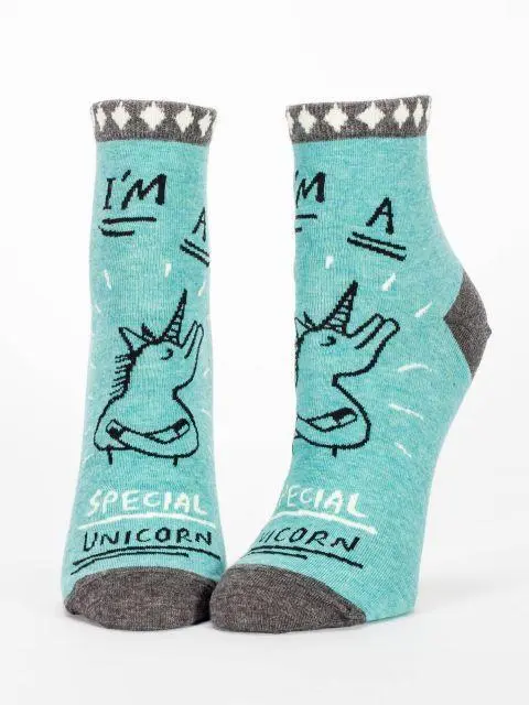 Women's I'm A Special Unicorn Ankle Socks