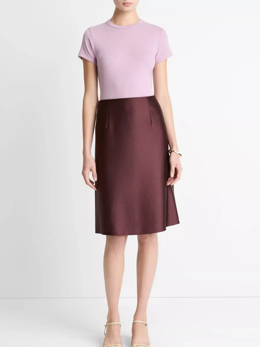 Cotton Blend Round Neck T-Shirt