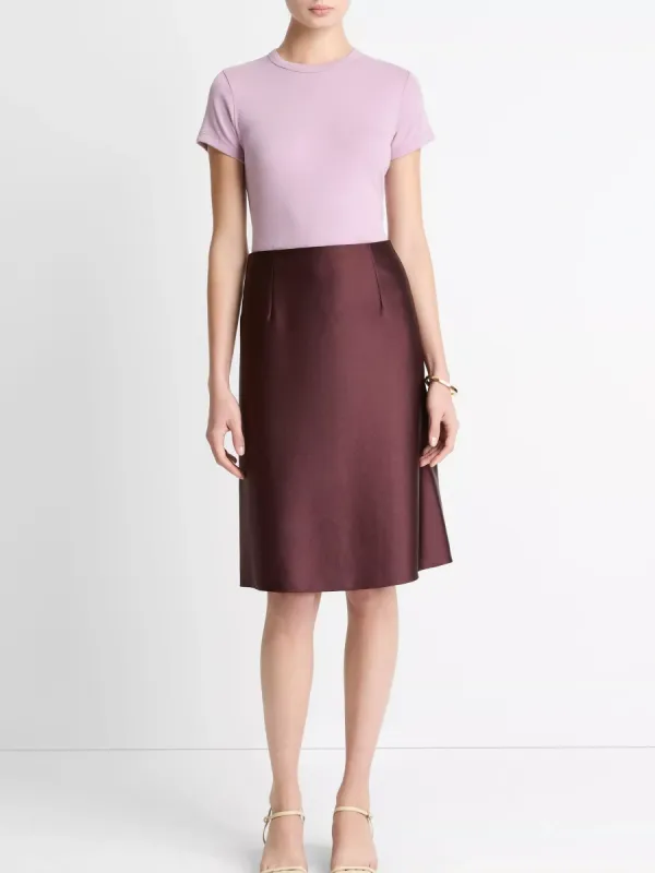 Cotton Blend Round Neck T-Shirt