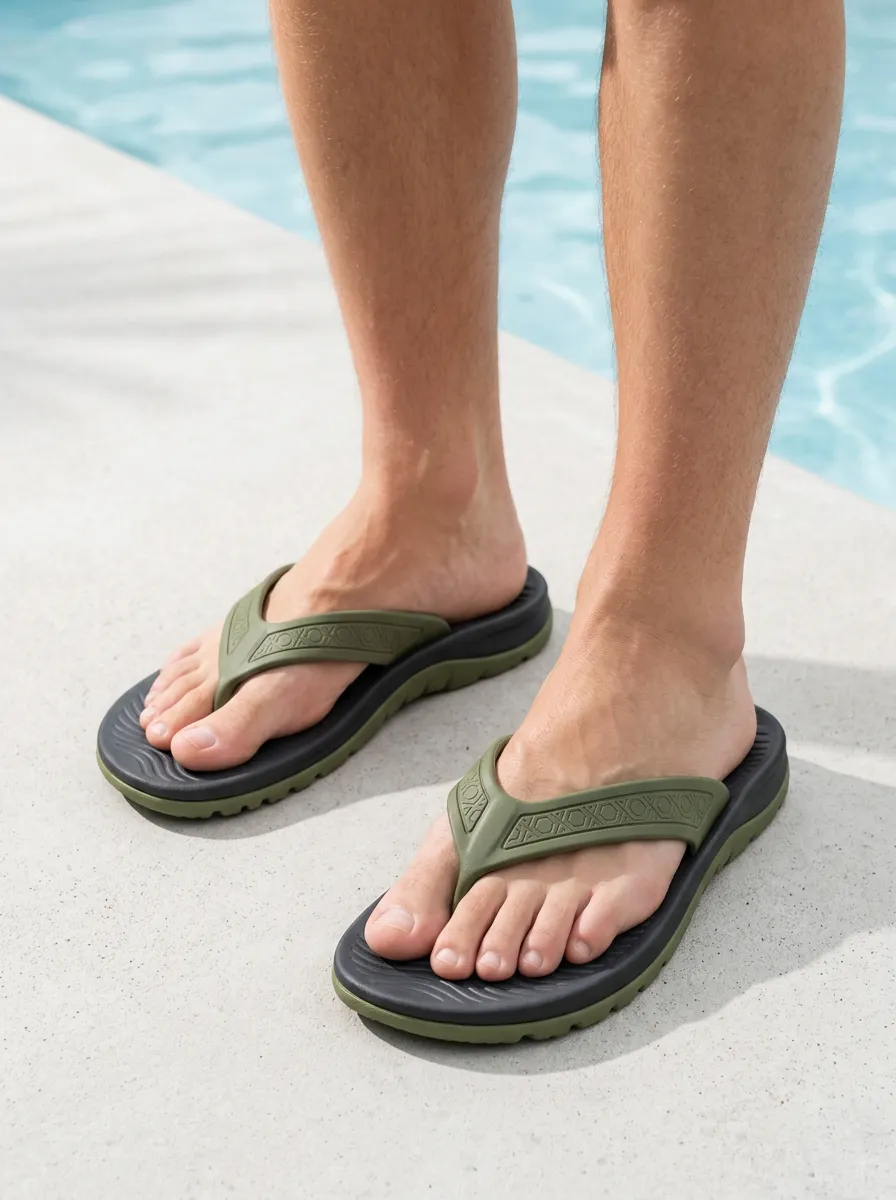 Men's Everyday Geometric Pattern Patterned Flip Flops