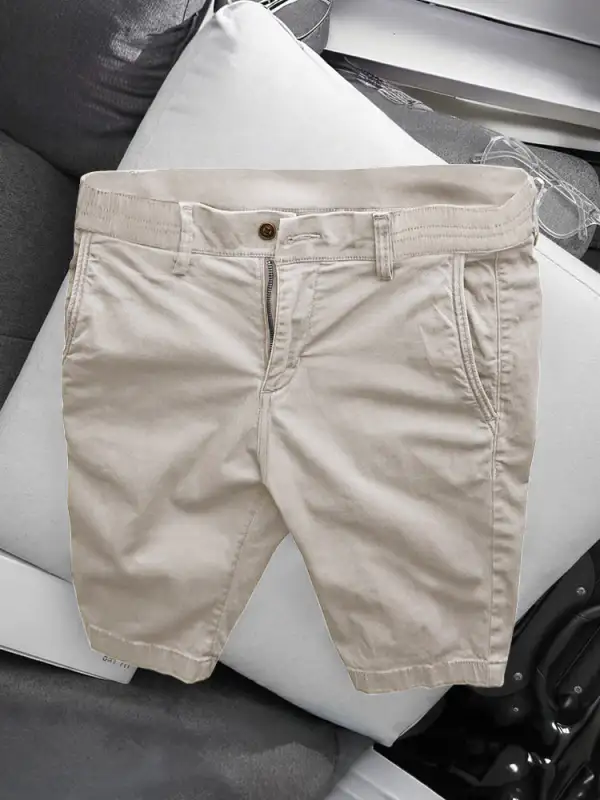 Casual Business Straight Cotton Shorts