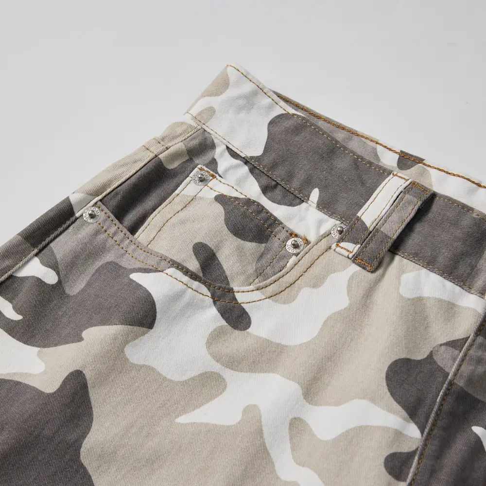 Camouflage Denim Jeans