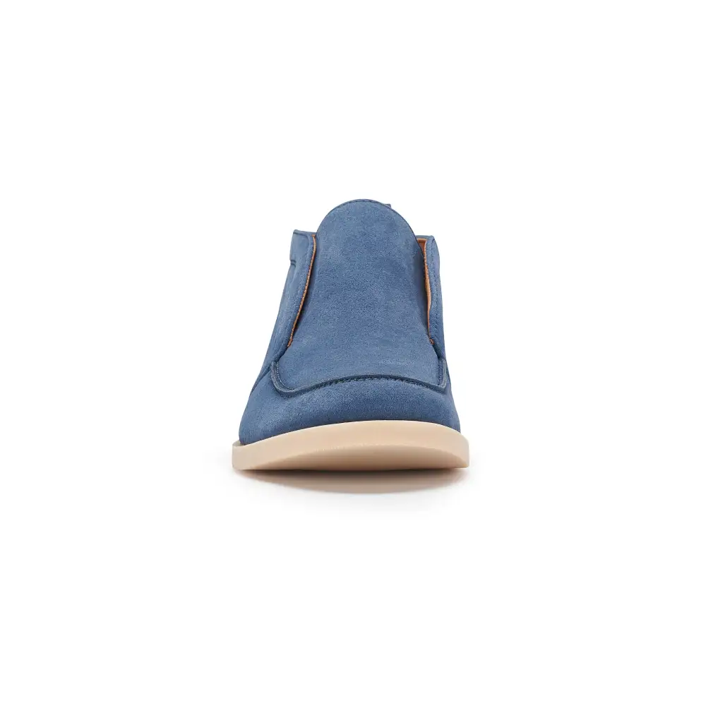 Faux-Suede Suede Faux-Leather Chukka Boots